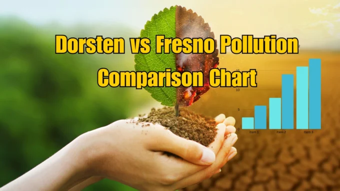 Dorsten vs Fresno Pollution Comparison Chart