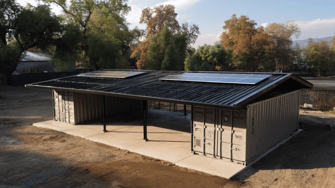 Shipping Container Barn