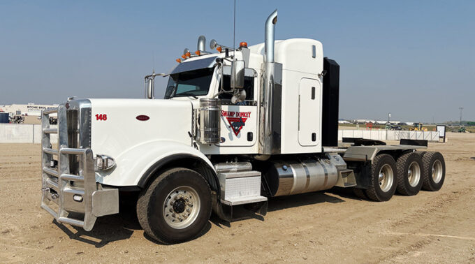 much does a semi truck weigh